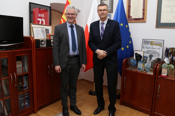 Spotkanie prezydenta z Konsulem Generalnym Austrii w Krakowie