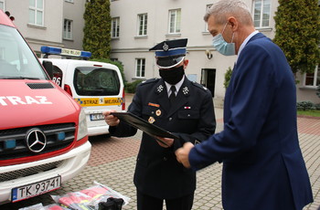 Strażacy z OSP Kielce-Niewachlów otrzymali nowy sprzęt