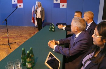 Ambasador Panamy z wizytą w Kielcach