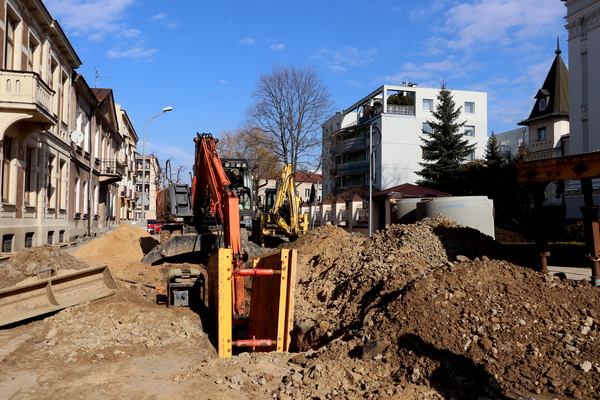 Trwa remont ulicy Słowackiego