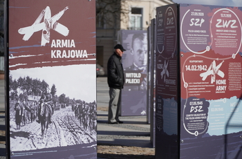 Wystawa „Armia Krajowa” na Rynku w Kielcach