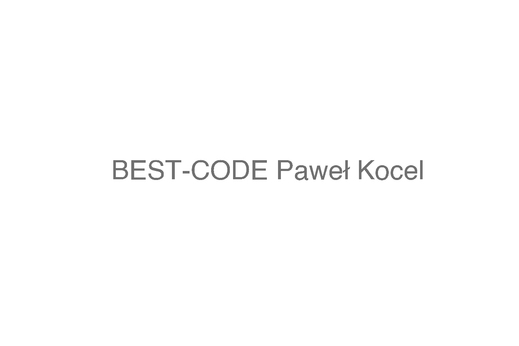 BEST-CODE Paweł Kocel