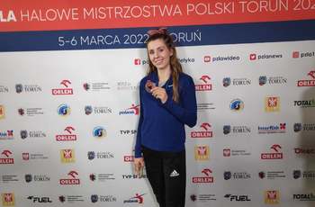 Dwa medale Karoliny Młodawskiej w Halowych Mistrzostwach Polski