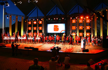 Otwarcie XVI Światowych Letnich Igrzysk Polonijnych - Kielce 2013