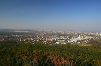 Panorama miasta z Góry Hałasa