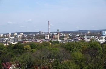 Panorama Kielc - obszar północno-zachodni. Widok od strony 
