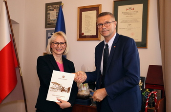 Magdalena Nowaczek i Prezydent Kielc